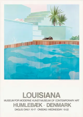 Manifesti Hockney - Pool and Steps