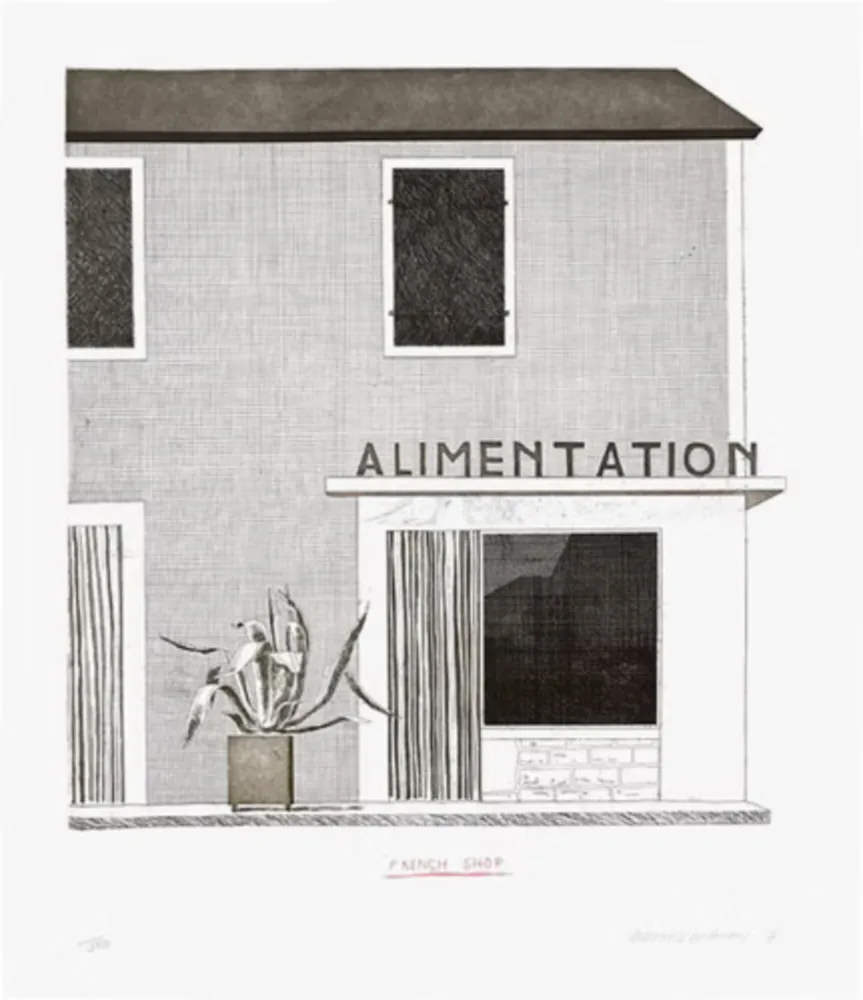 Acquaforte E Acquatinta Hockney - The French Shop