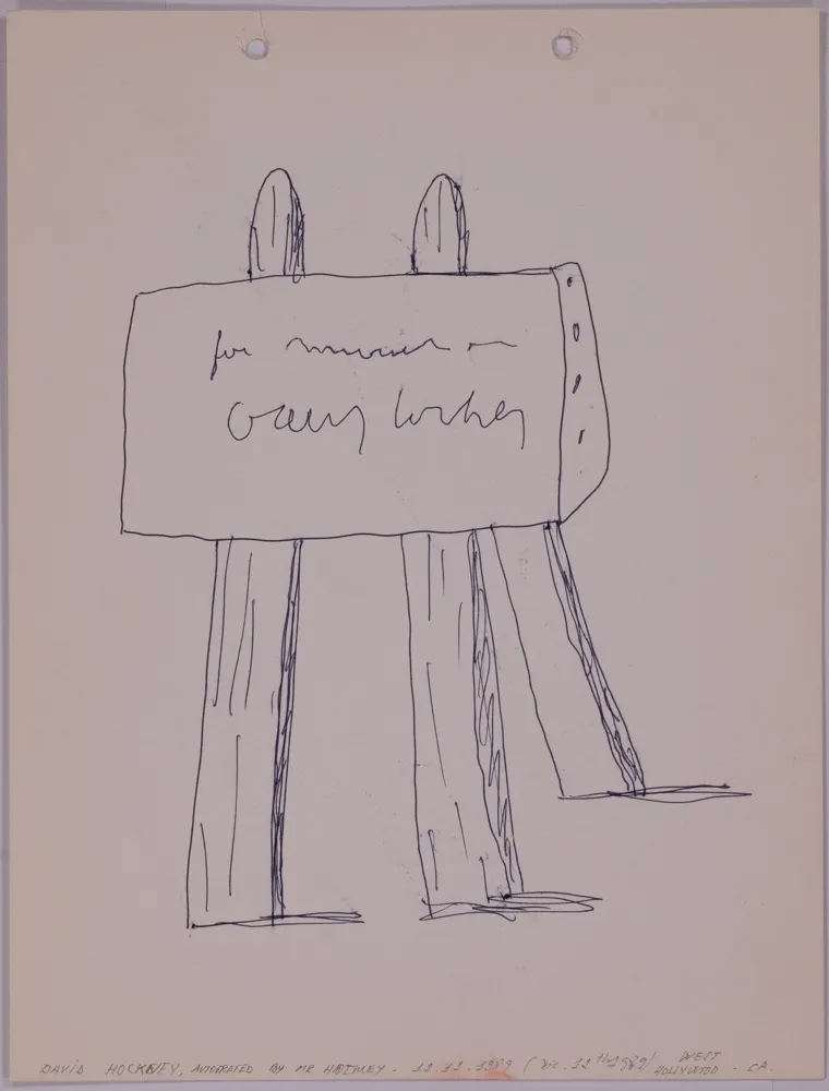 Non Tecnico Hockney - Untitled