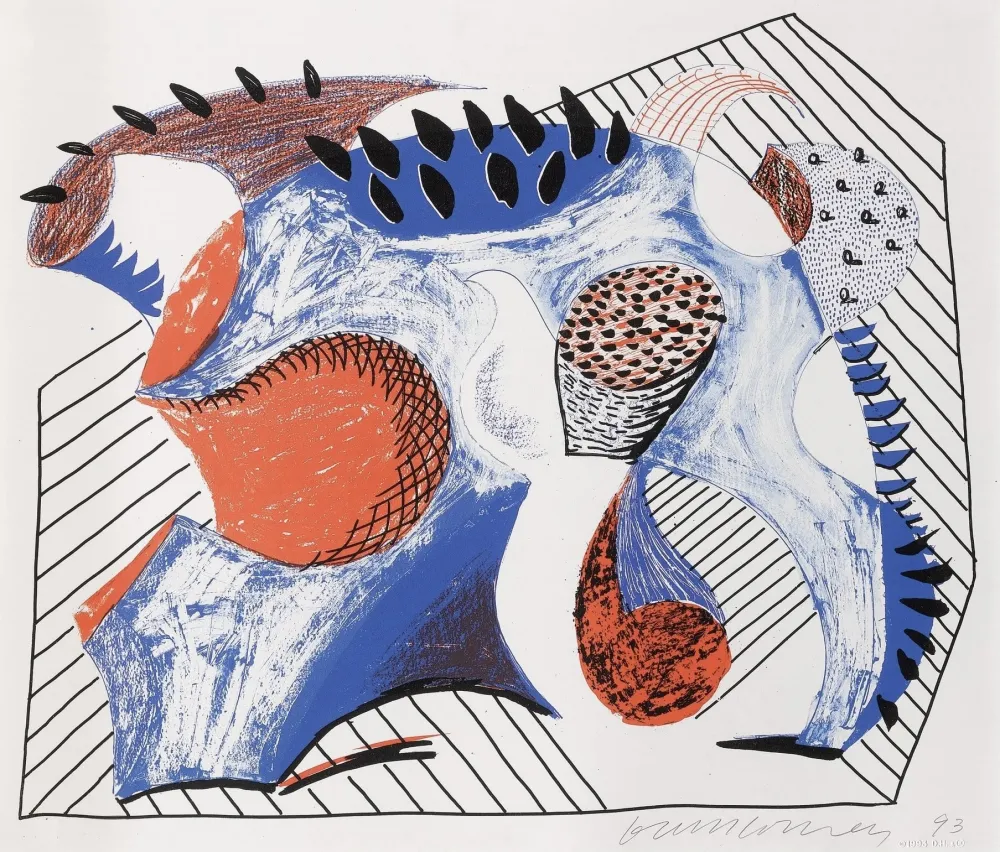 Multiplo Hockney - Untitled (for Joel Wachs)