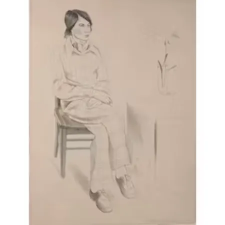 Litografia Hockney - Yves Marie