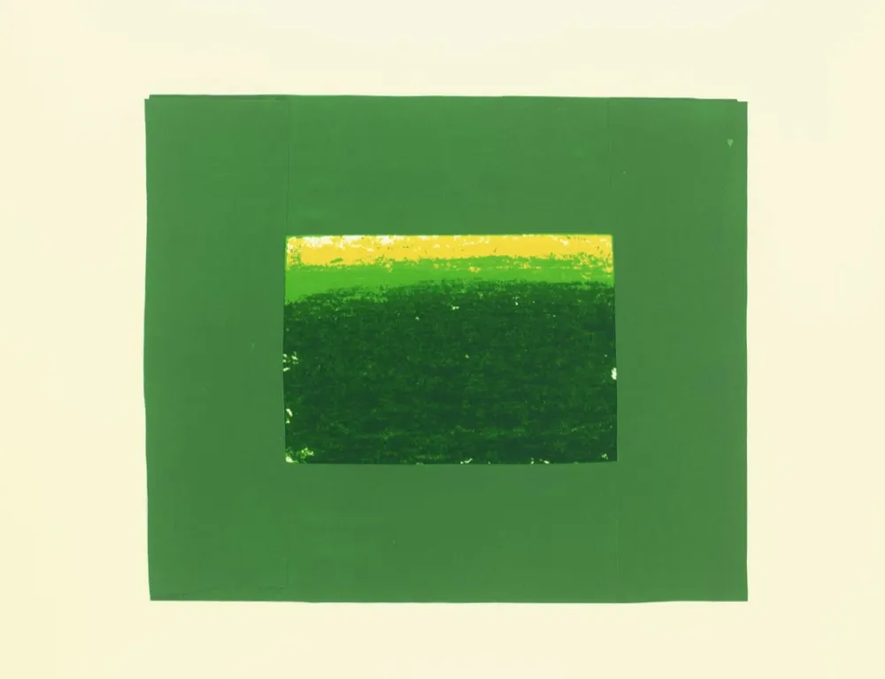 Serigrafia Hodgkin - Indian Views - Plate K