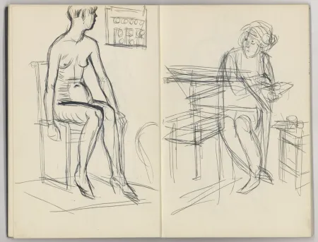 Non Tecnico Hubbuch -  Skizzenbuch mit 24 Zeichnungen