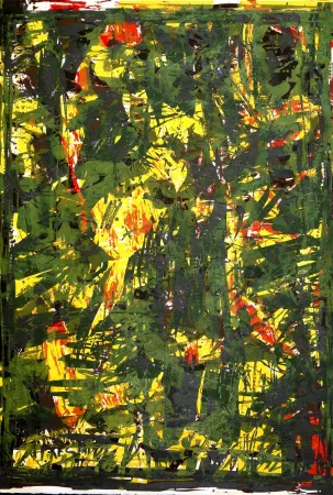 Litografia Huftier - Le mystère et le risque