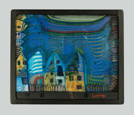 Multiplo Hundertwasser - Fall in cloud. Fall in fog. Fall out