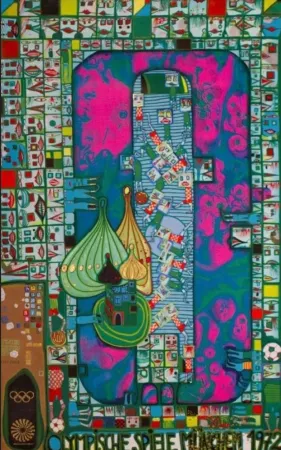 Multiplo Hundertwasser - Olympic Pink Munich