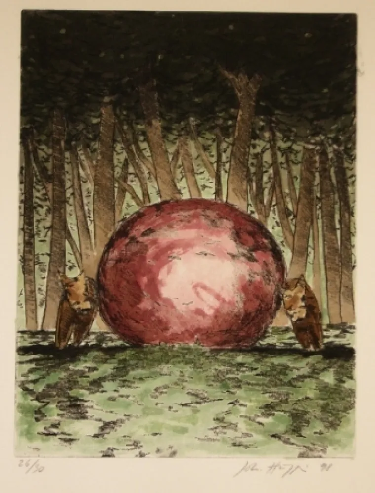 Acquaforte E Acquatinta Hüppi - Sans titre 6