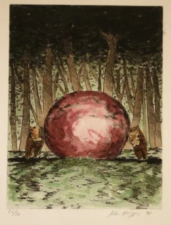 Acquaforte E Acquatinta Hüppi - Sans titre 6