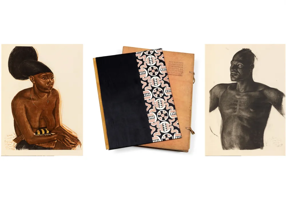 Libro Illustrato Iacovleff  - DESSINS ET PEINTURES D'AFRIQUE. Exécutés au cours de l'Expédition Citroën Centre Afrique (1927).