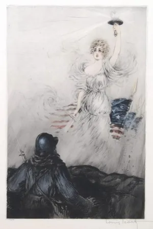 Incisione Icart - Miss Liberty