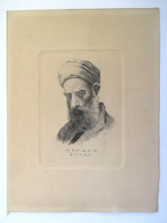 Incisione Ilsted - En Samaritaner -A Samaritan