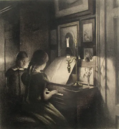 Incisione Ilsted - Evening II