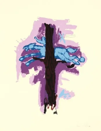 Multiplo Immendorff - AT-Aquarell