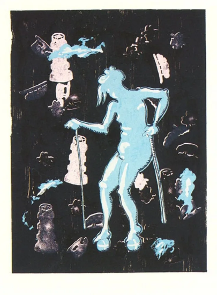 Multiplo Immendorff - Dialog - Gertrude