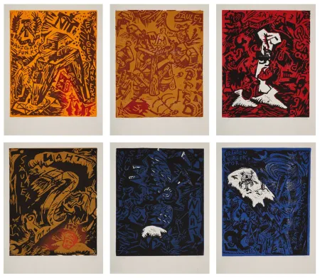 Linoincisione Immendorff - 