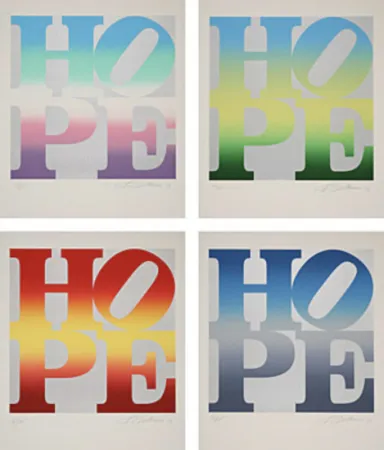 Serigrafia Indiana - Four Seasons of Hope (Silver)