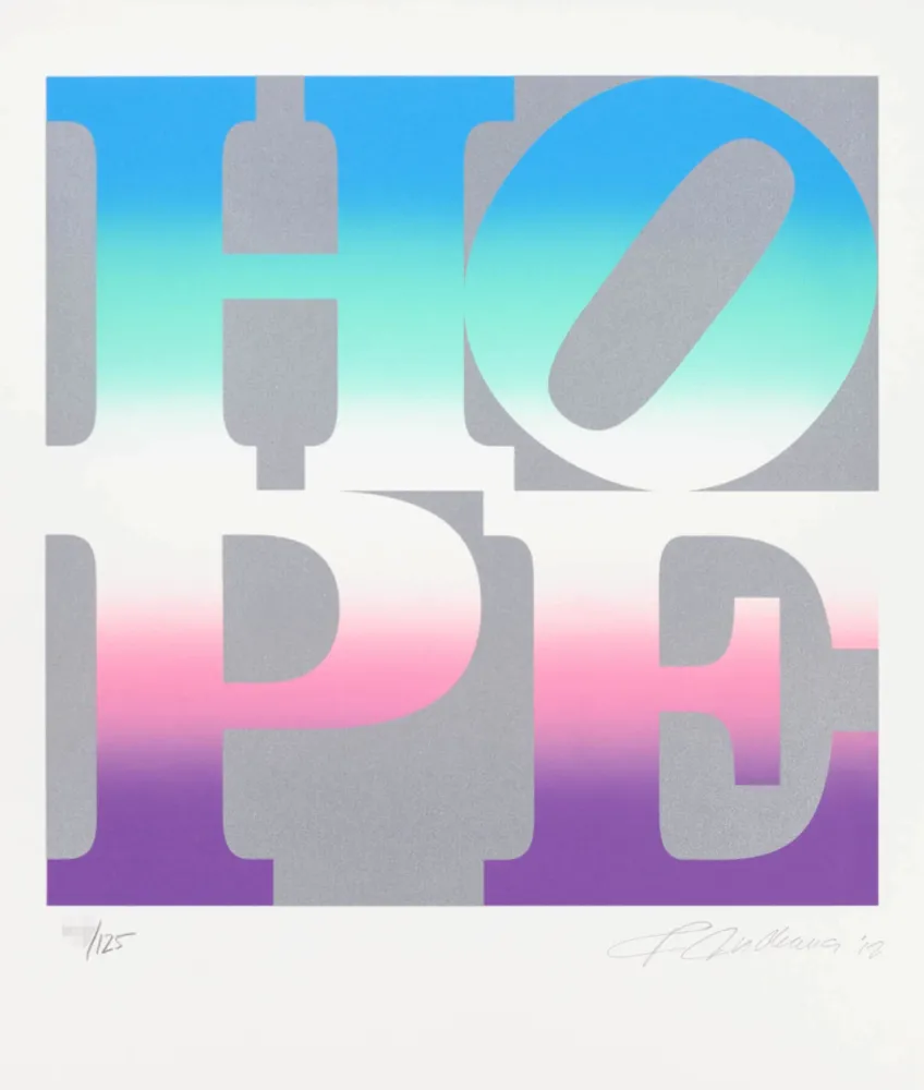 Serigrafia Indiana - Four Seasons of Hope: Spring (Silver)