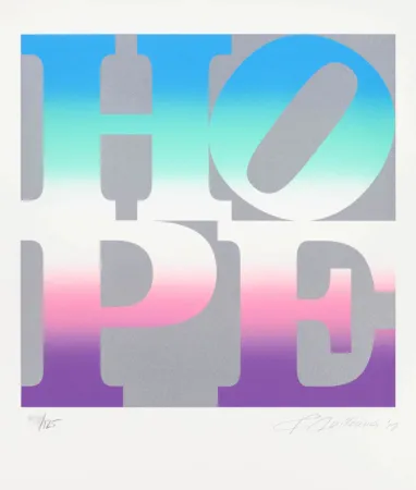 Serigrafia Indiana - Four Seasons of Hope: Spring (Silver)
