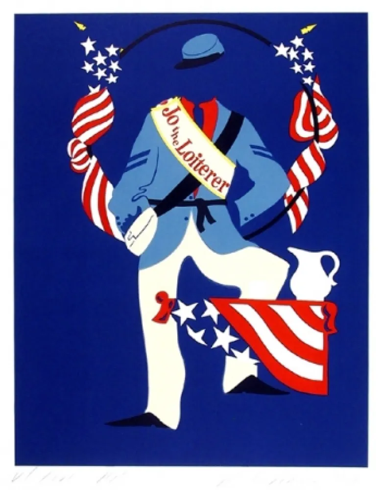 Litografia Indiana - JO THE LOITERER