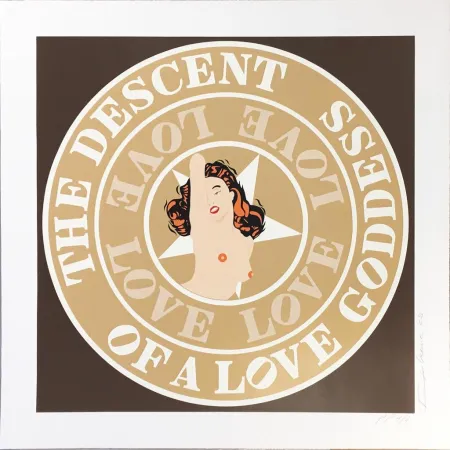 Serigrafia Indiana - (Marilyn) Descent of a Love Goddess