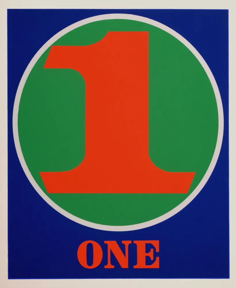 Serigrafia Indiana - Number 1, 1968