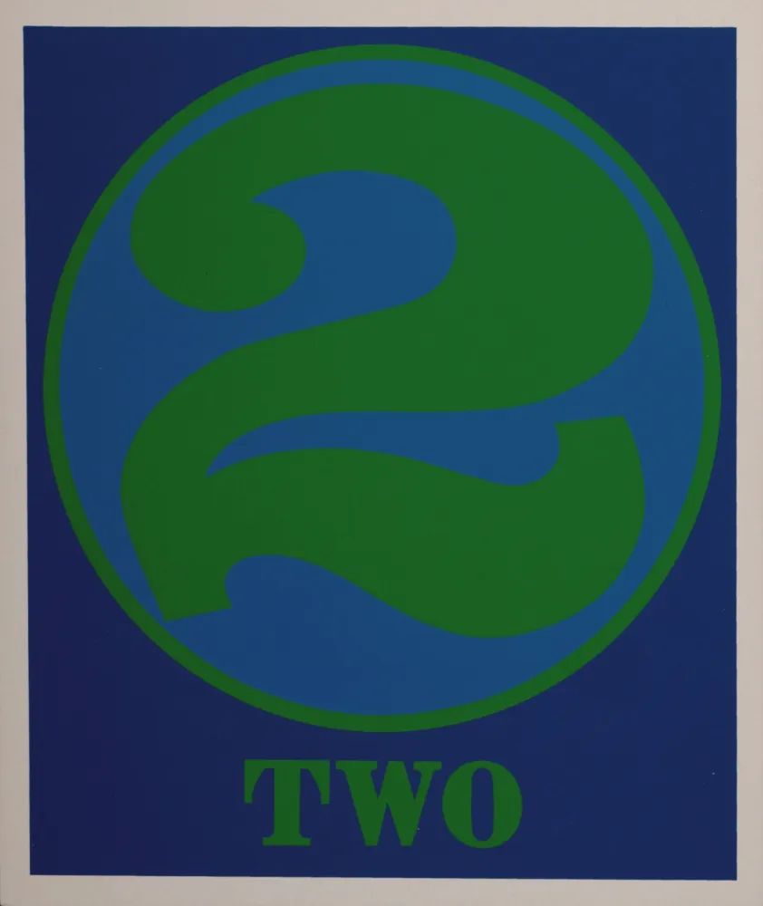 Serigrafia Indiana - Number 2, 1968