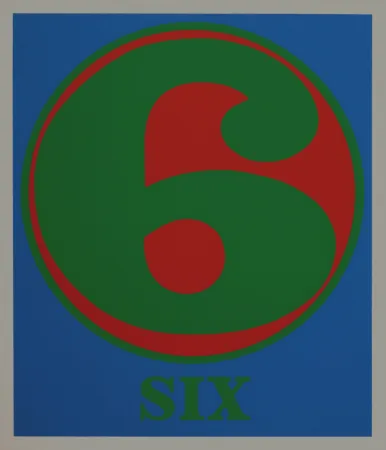 Serigrafia Indiana - Number 6, 1968