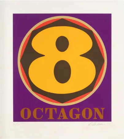 Serigrafia Indiana - Octogon, 1975 - Hand-signed