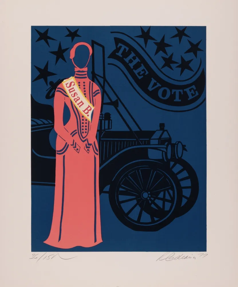 Serigrafia Indiana - Susan B, 1977 - Hand-signed