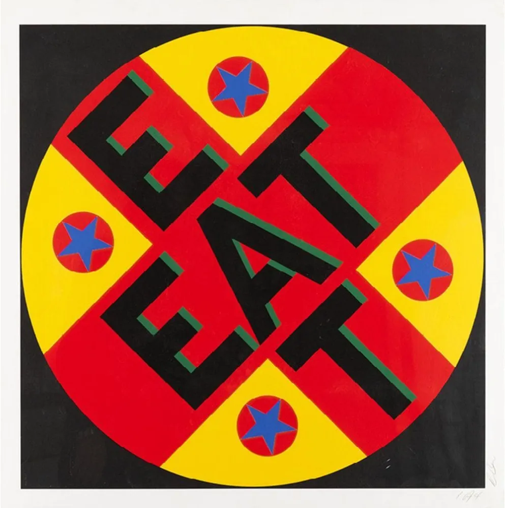 Serigrafia Indiana - The American Dream No. 2 - Eat