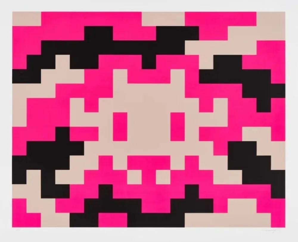 Serigrafia Invader - CAMO XXL-3C-M1