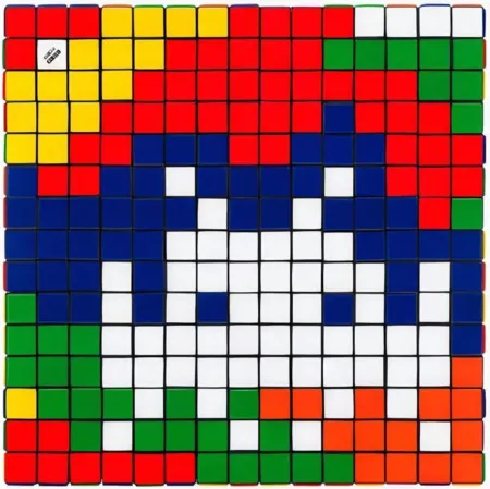 Multiplo Invader - Rubik Camouflage NVDR1-2