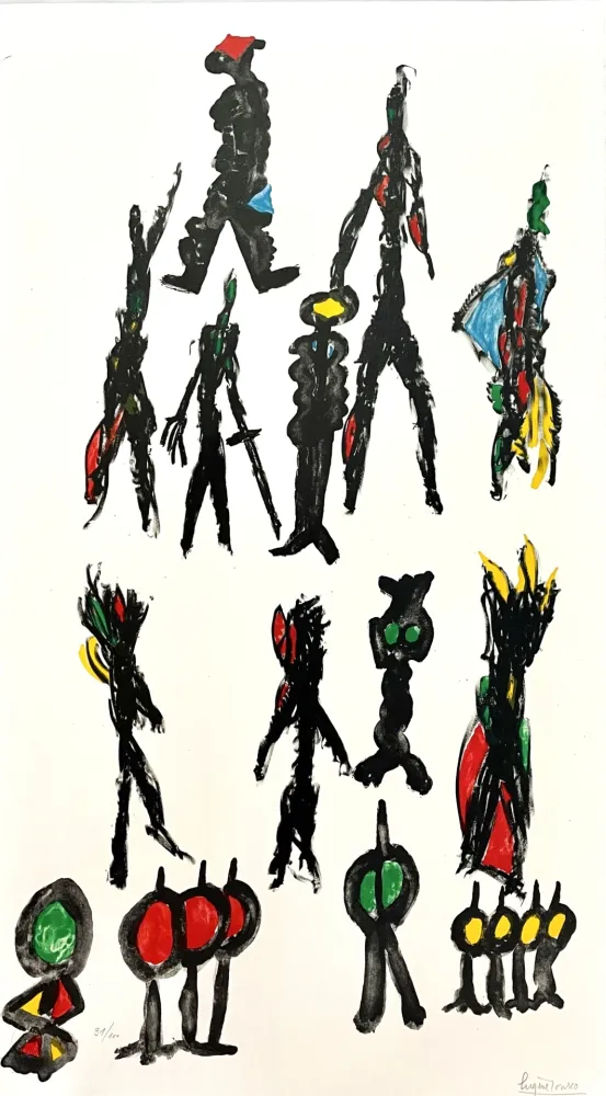 Litografia Ionesco - Ces Messieurs