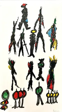 Litografia Ionesco - Ces Messieurs