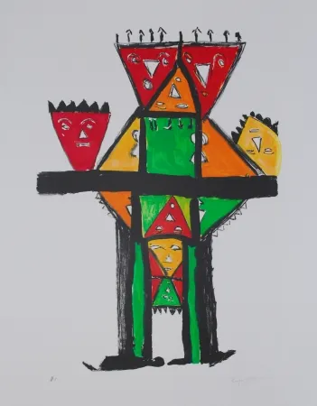 Litografia Ionesco - La postérité royale