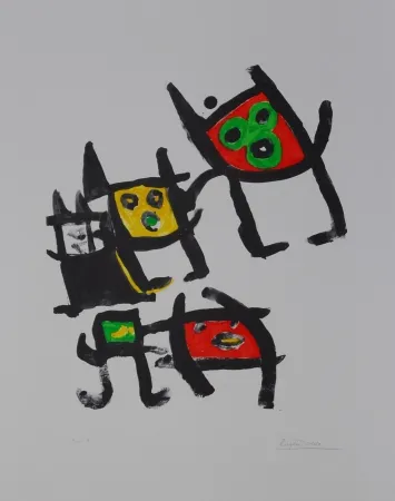 Litografia Ionesco - L'enfance de lart