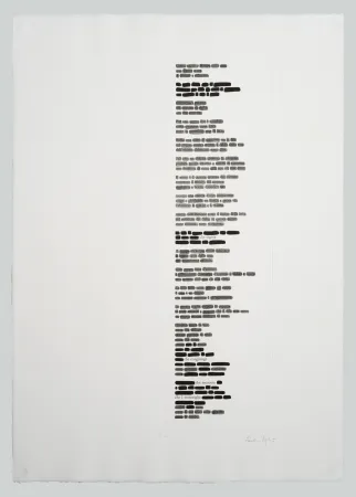 Acquatinta Isgro - Cancellature