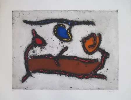 Acquaforte Jacobsen - La Seine - Le Barque