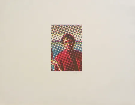 Acquaforte E Acquatinta Jacquet - Portrait de Mario Schifano