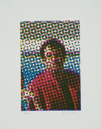 Acquaforte E Acquatinta Jacquet - Portrait de Mario Schifano