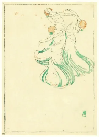 Incisione Su Legno Jarke - Spring