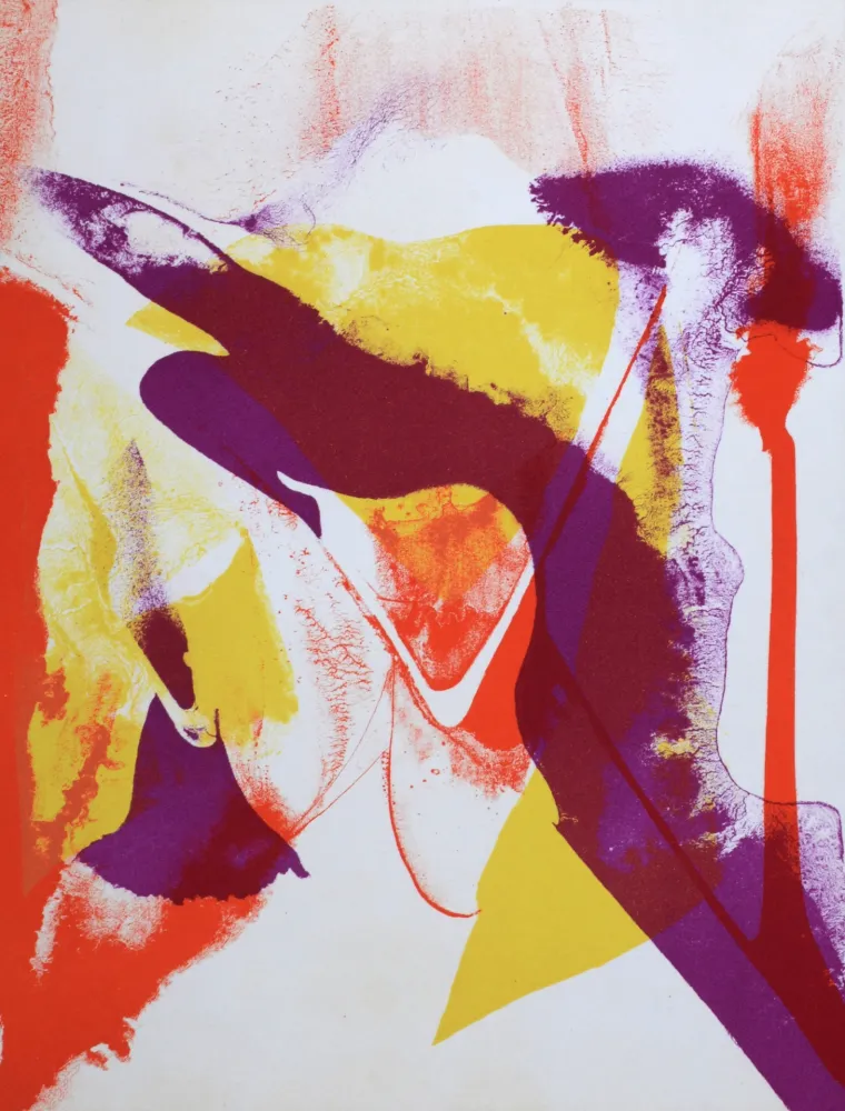 Litografia Jenkins - Composition, 1965 