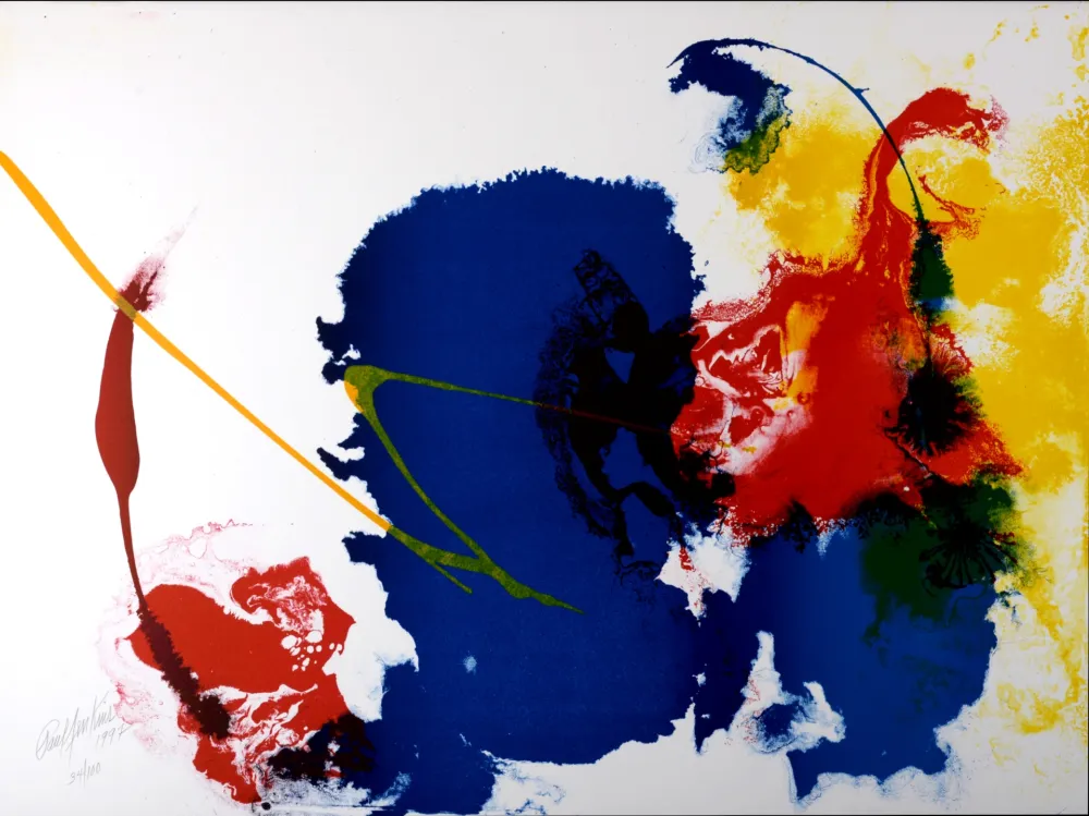 Litografia Jenkins - Five Invocations #5, 1997 - Hand-signed