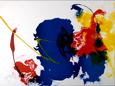 Litografia Jenkins - Five Invocations #5, 1997 - Hand-signed