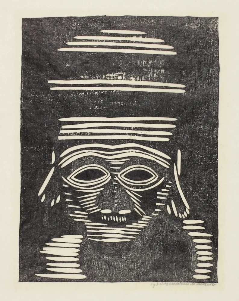 Incisione Su Legno Jessurun De Mesquita - Fantasie