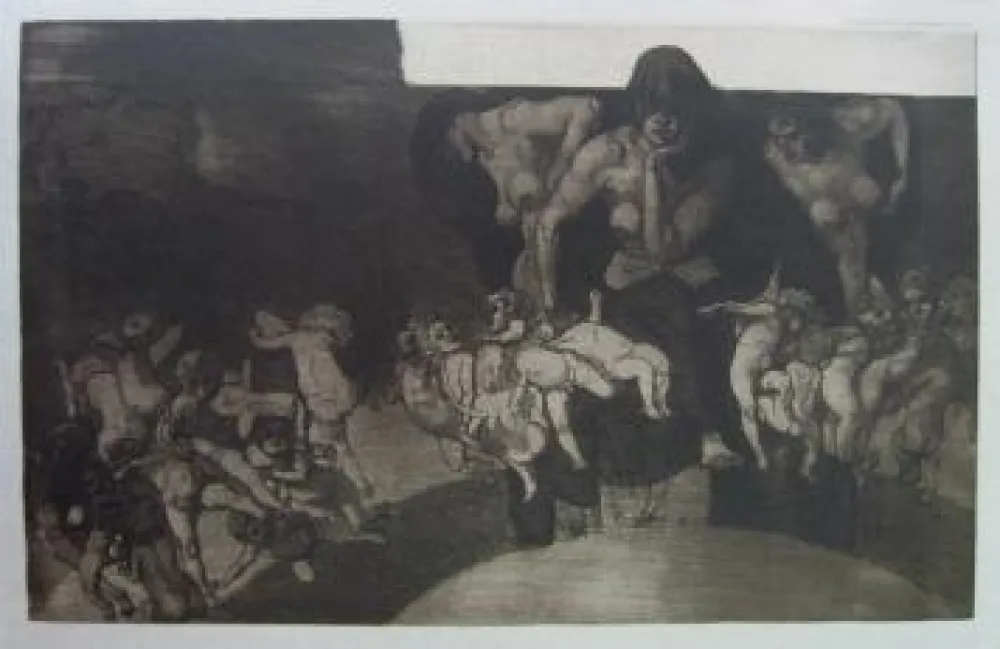 Acquaforte E Acquatinta Jettmar - Nacht und Träume / Night and Dreams