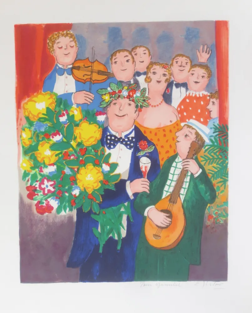 Litografia Jirlow - Le laureat