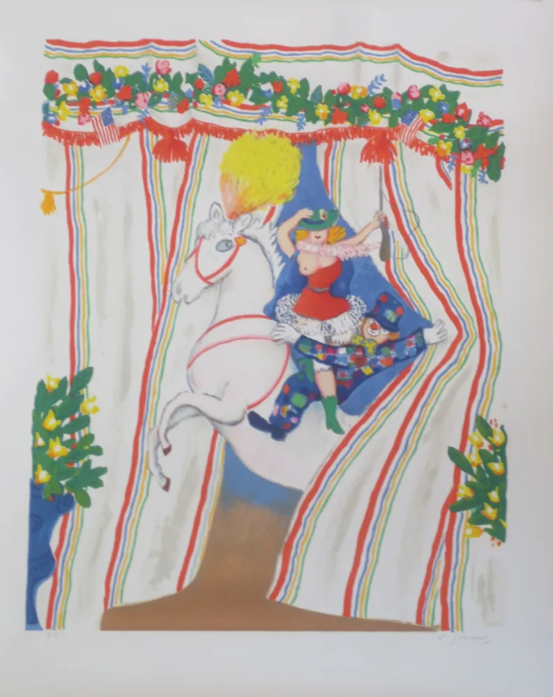 Litografia Jirlow - L'écuyére