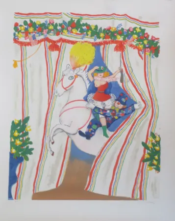 Litografia Jirlow - L'écuyére