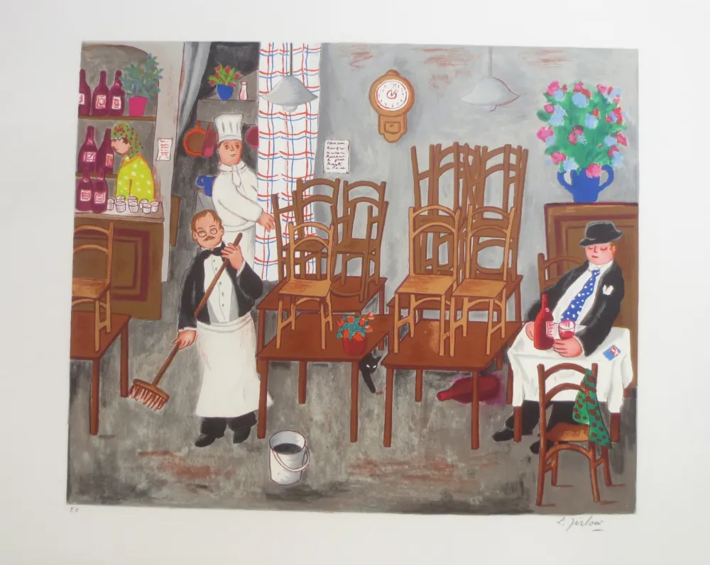 Litografia Jirlow - Promenade culinaire a PARIS